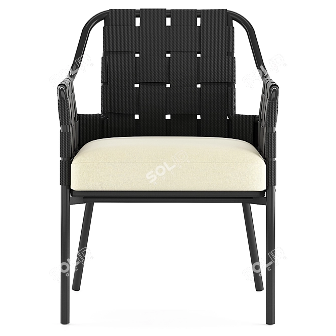 Contemporary OBI Varaschin Armchair 3D model image 3