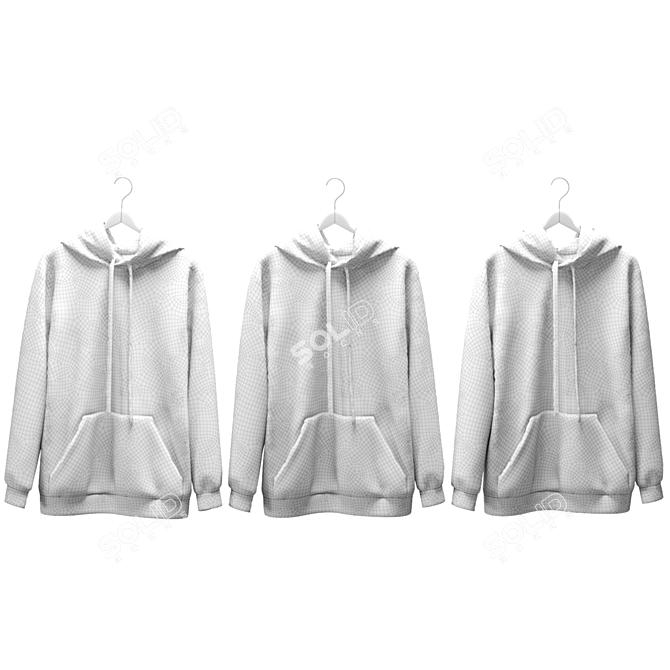  Cozy Hoody Set 2: Vray & Corona Compatible 3D model image 4