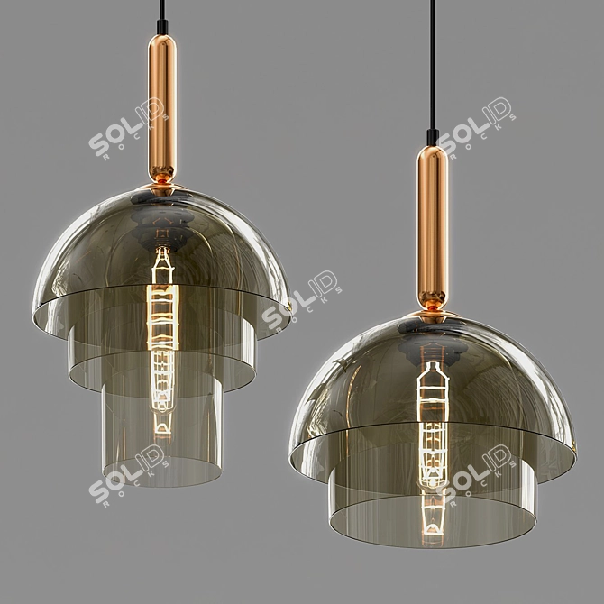 Elegant JOLLY Pendant Lamp 3D model image 3