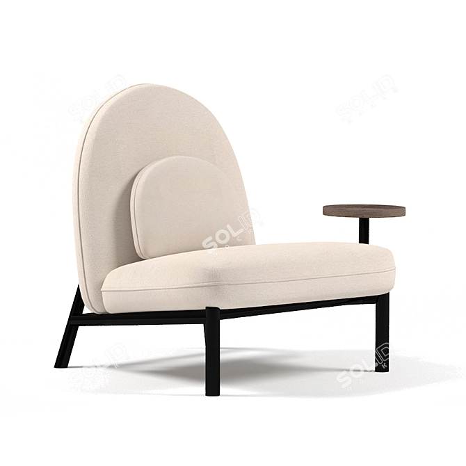 OM Soft Lounge: Elegant Comfort for Your Space 3D model image 1