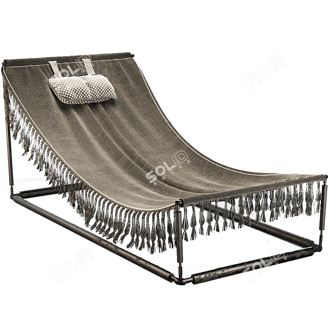 2015 Deck Chair - Elegant Outdoor Furniture 3D model image 3