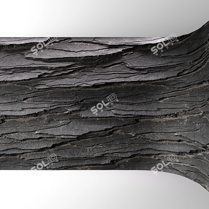 Seamless Rock Cliff Texture 3D model image 4