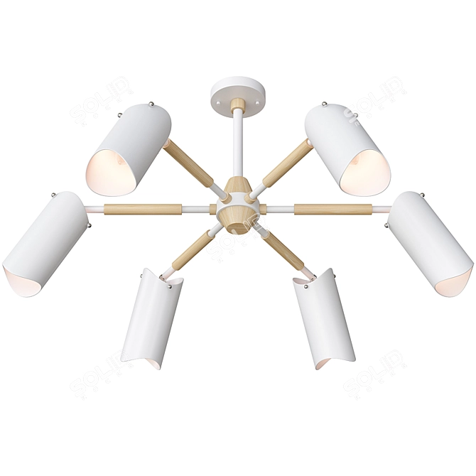 Modern Elegance: Valko Lighting Fixture 3D model image 3