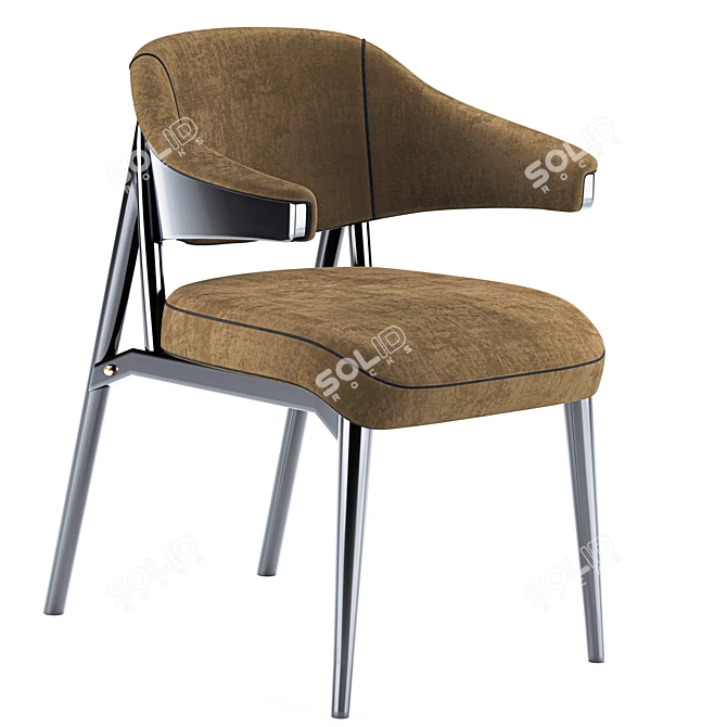 Modern Armchair: 2015 Edition 3D model image 1