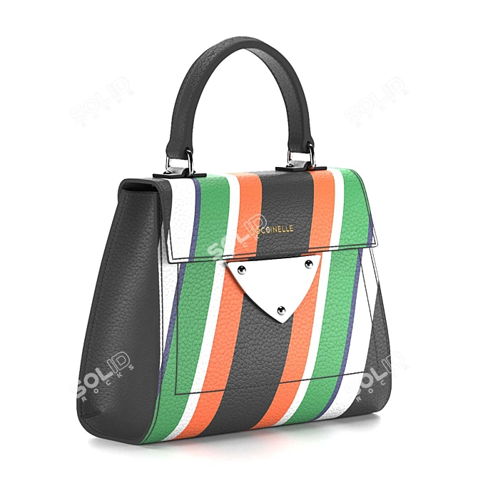 Coccinelle Quattro Bag: Sleek and Versatile 3D model image 2