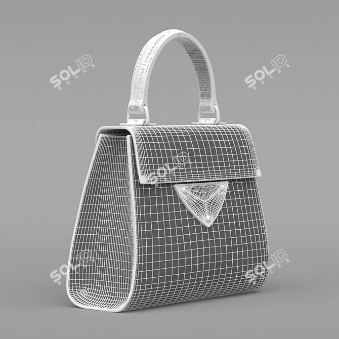 Coccinelle Quattro Bag: Sleek and Versatile 3D model image 4