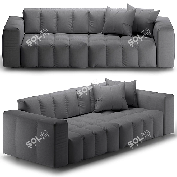 Cinno Cillini Loft Sofa: Modern Elegance for Your Space 3D model image 1