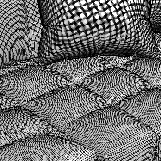 Cinno Cillini Loft Sofa: Modern Elegance for Your Space 3D model image 5
