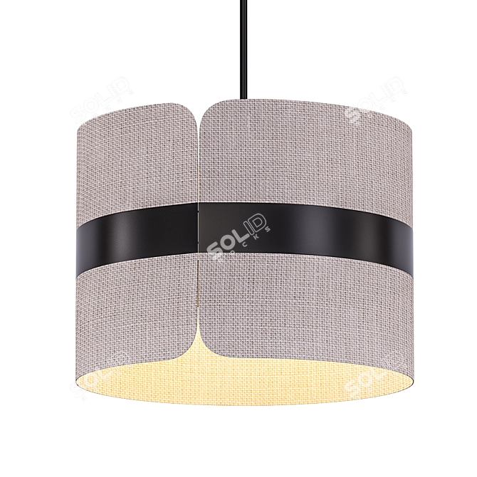 Elegant Malda Pendant Light 3D model image 1