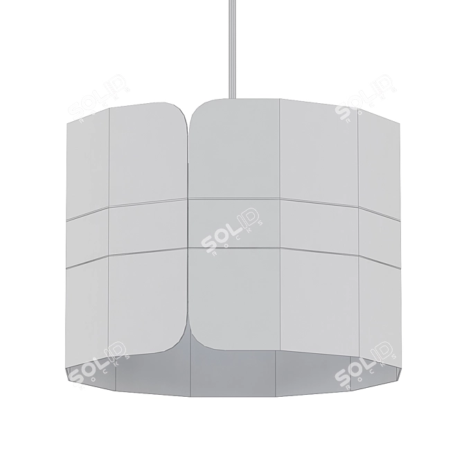 Elegant Malda Pendant Light 3D model image 2