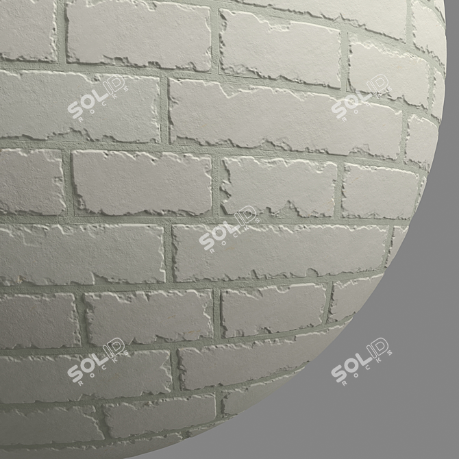 Artisan Brick Tiles - Modern 4K PBR 3D model image 5