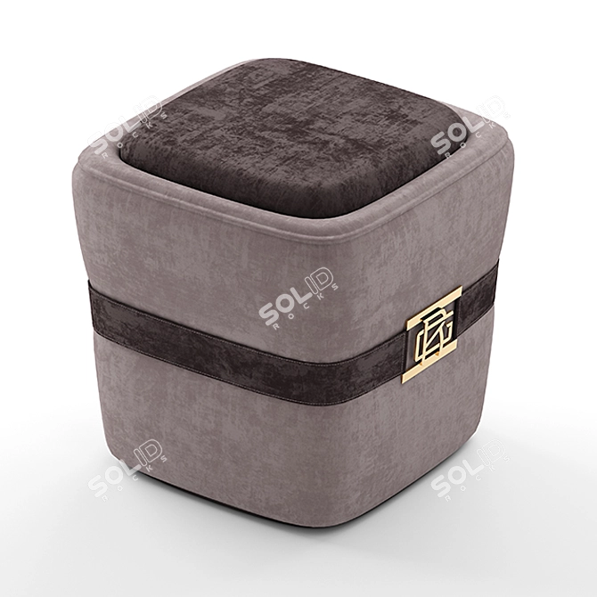 Elevate Your Space with Reiggi Leto Pouf 3D model image 3