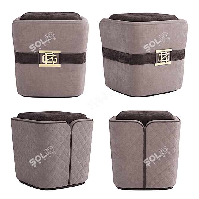 Elevate Your Space with Reiggi Leto Pouf 3D model image 6