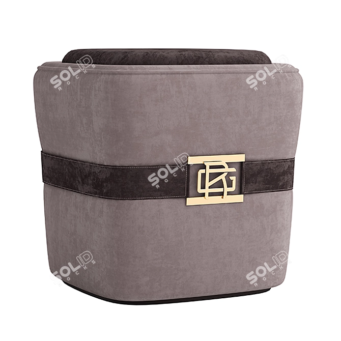 Elevate Your Space with Reiggi Leto Pouf 3D model image 7