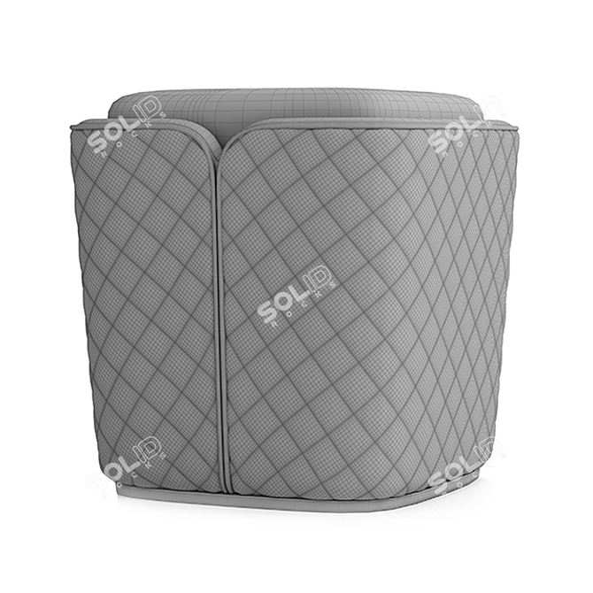 Elevate Your Space with Reiggi Leto Pouf 3D model image 11