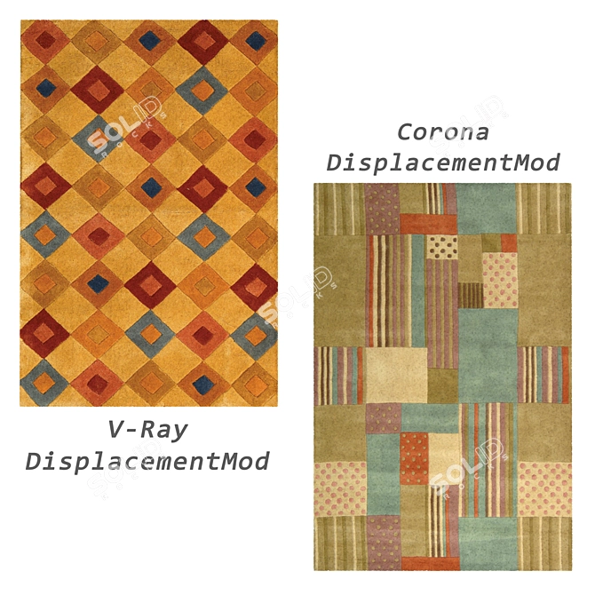 Variety Rugs Set: V-Ray & Corona 3D model image 2