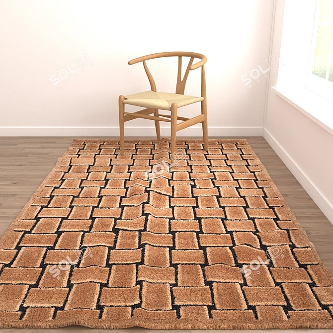 Variety Rugs Set: V-Ray & Corona 3D model image 4