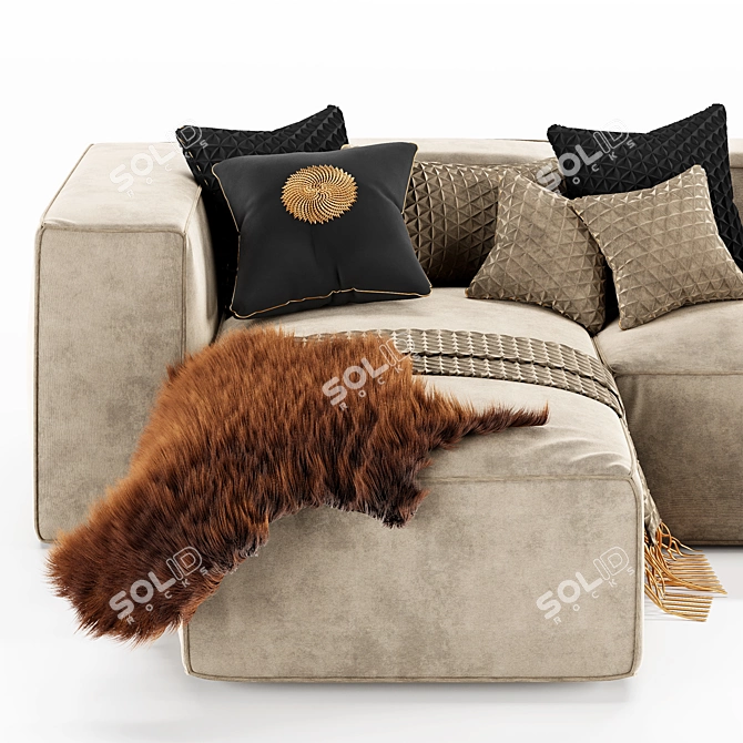  Breathtaking Bonaldo Peanut B Sofa 3D model image 2