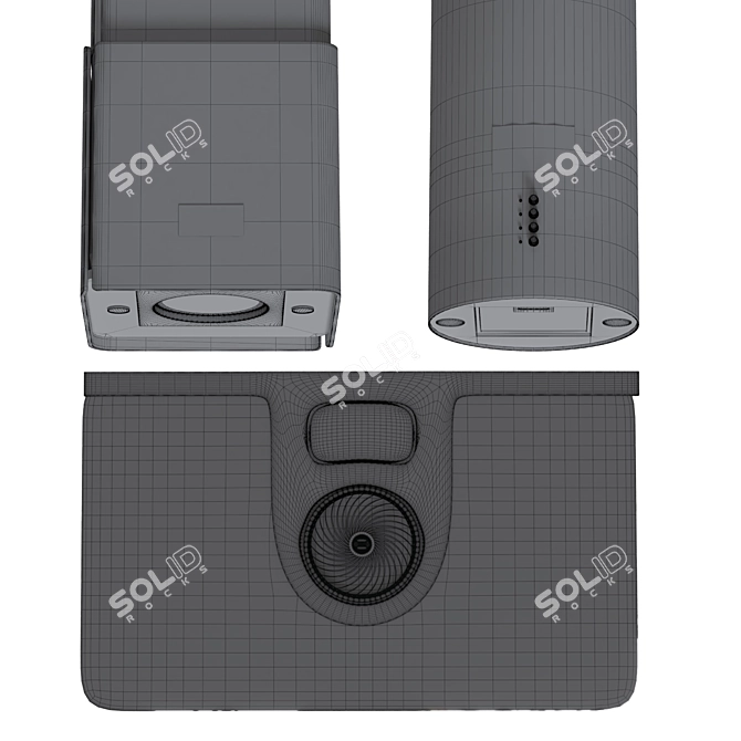 Elica Island Hood & Hob: Sleek Design, Multiple Colors 3D model image 4