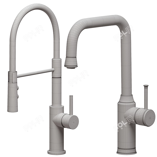 BLANCO Faucet Set with Multiple Designs 3D model image 5