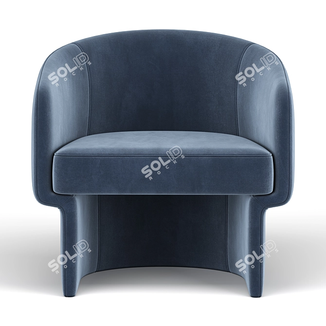 Elegant Franco Chair: Modern Design 3D model image 3