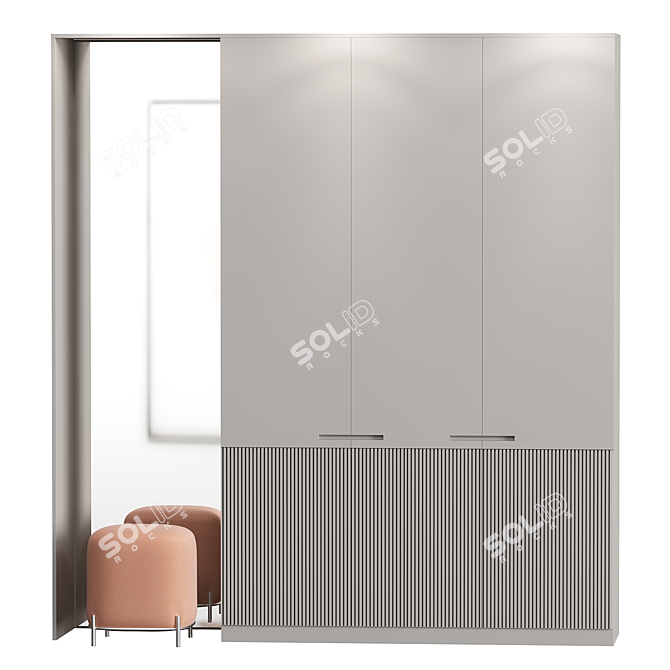 Modern Hallway 06: Stylish Design 3D model image 3