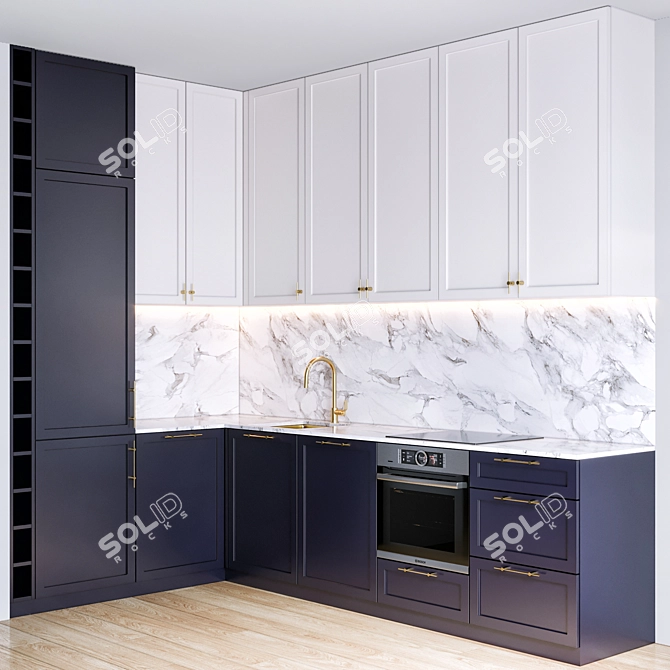 Bosch Kitchen Set 3D model image 1