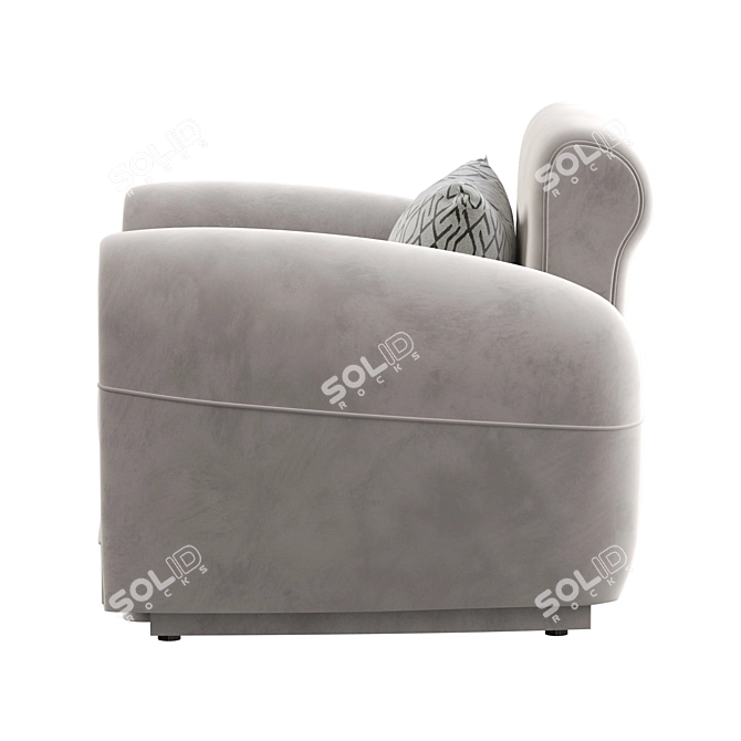 Modern KALLIO Armchair: Stylish Comfort. 3D model image 5