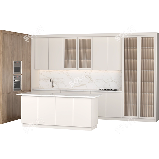 Modern Kitchen 2015: 3Ds Max, V-Ray, Corona 3D model image 5