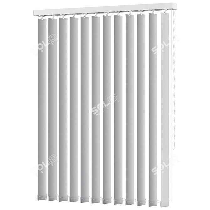 Splash Vertical Blind | Swift Blinds 3D model image 2