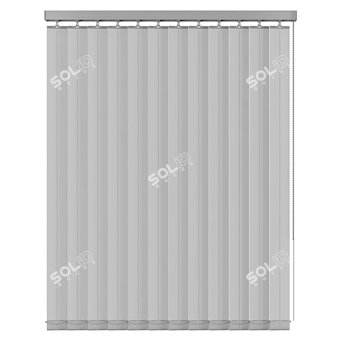 Splash Vertical Blind | Swift Blinds 3D model image 5