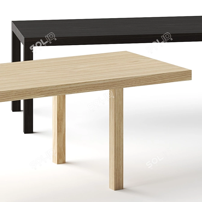 Versatile Camping Dining Tables in SDC LAB Design 3D model image 2