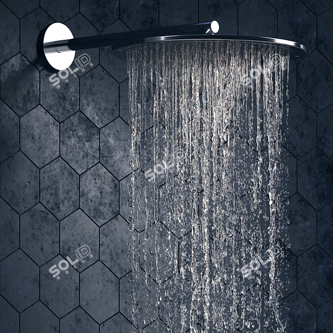 Title: Luxury Shower Faucet Set 3D model image 3