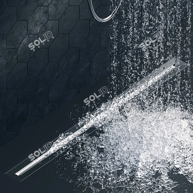 Title: Luxury Shower Faucet Set 3D model image 4