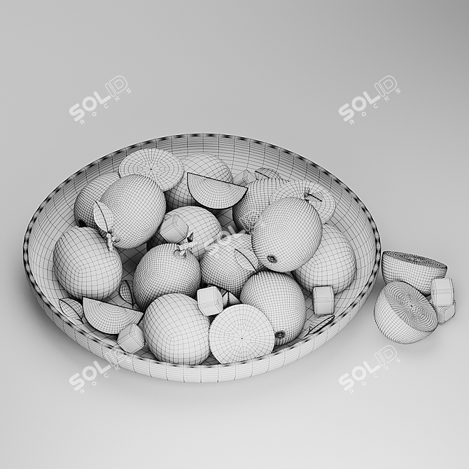 Zesty Lime Variety for Refreshing Delights 3D model image 4