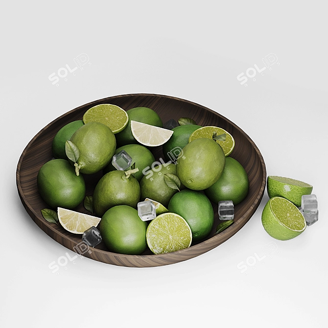 Zesty Lime Variety for Refreshing Delights 3D model image 7