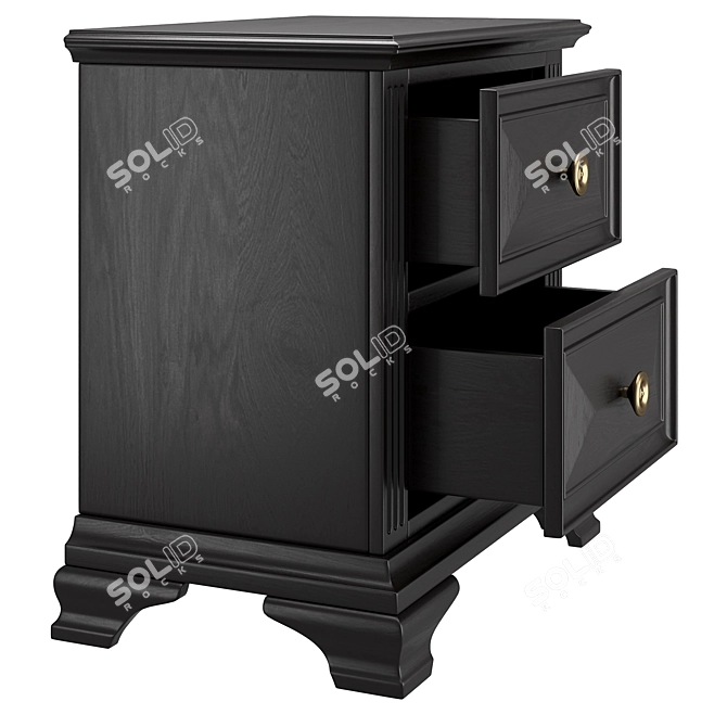 Essential Classic Nightstand 3D model image 4