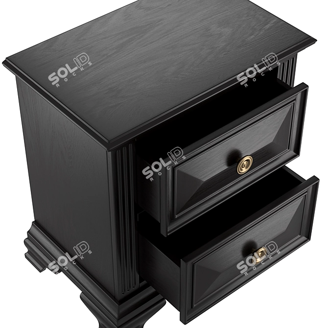 Essential Classic Nightstand 3D model image 5