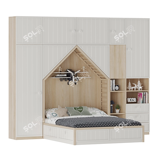 Playful Kids Furniture Set 3D model image 3