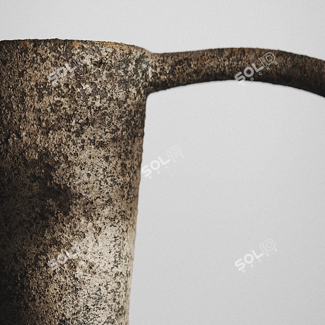 Ceramic Vases with Handles - Zara Home 3D model image 3