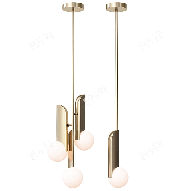 Modern Pendant Lighting: Neo by Anzazo 3D model image 2