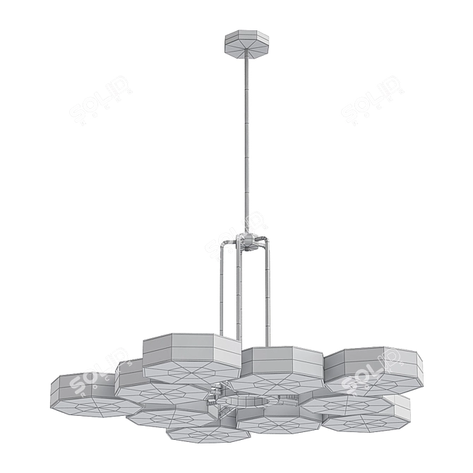 Van den Akker Abbott Chandelier 3D model image 2