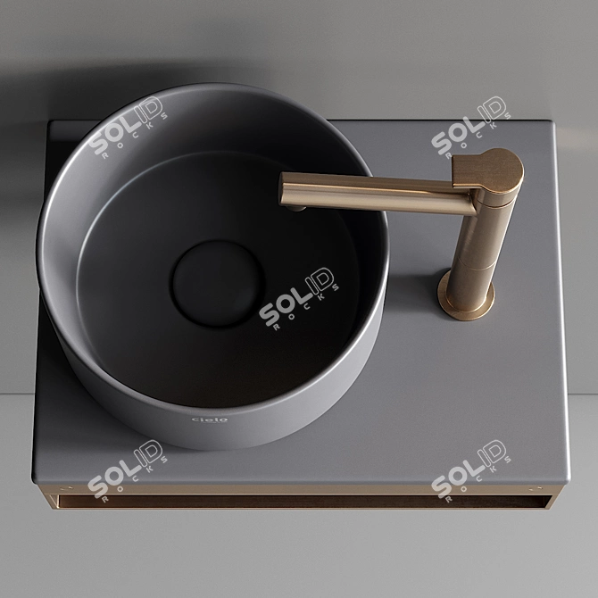 Ceramica Cielo Shui Comfort Washbasin 3D model image 4