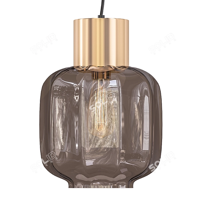 Carnegie 3 Pendant: Timeless Elegance 3D model image 1