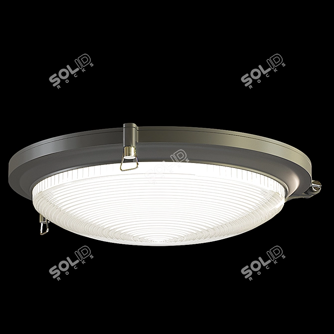 Antracit Ceiling Lamp: BOGSPROT BUSPRET 3D model image 2