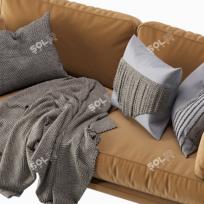 Stylish and Comfortable DItre Italia Sofa 3D model image 2