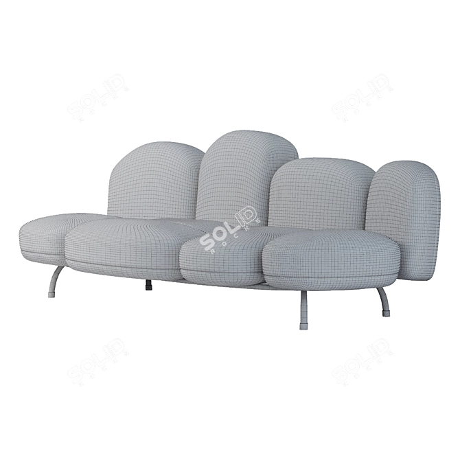 Spazio Edra Cipria Sofa 3D model image 7