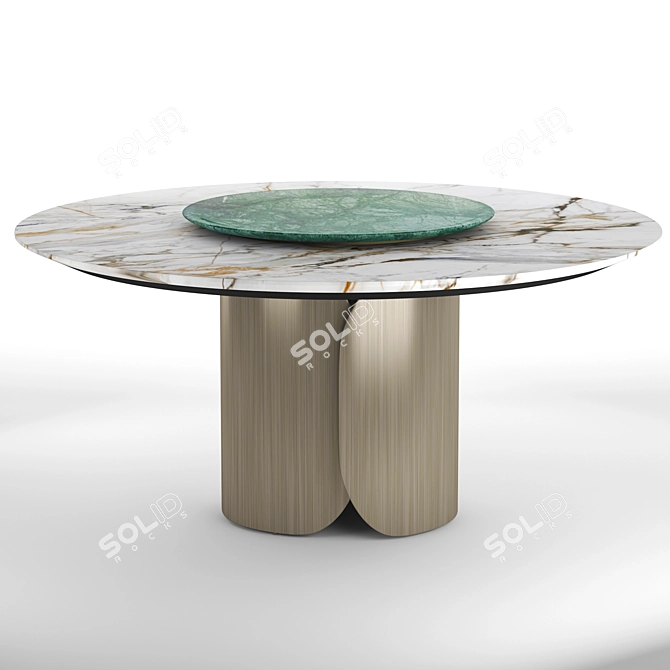 Oscar Round Table: Elegant and Modern 3D model image 5