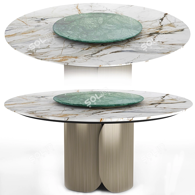 Oscar Round Table: Elegant and Modern 3D model image 9