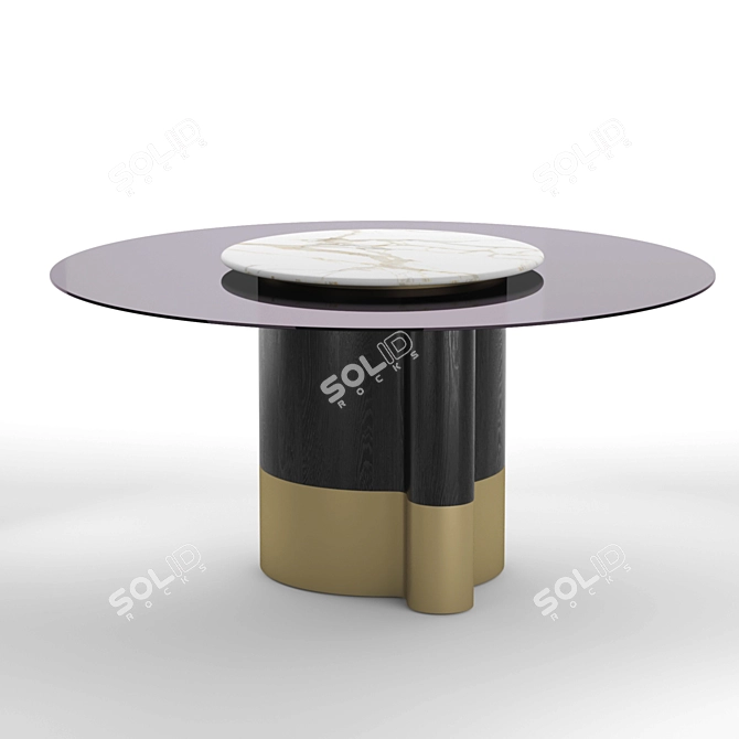 Formitalia MARYGOLD Glass Table 3D model image 1